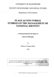 Crampton Flags as Non-Verbal Symbols in the Management of National Identity