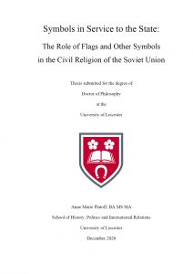 Platoff: Symbols in service to the state : the role of flags and other symbols in the civil religion of the Soviet Union